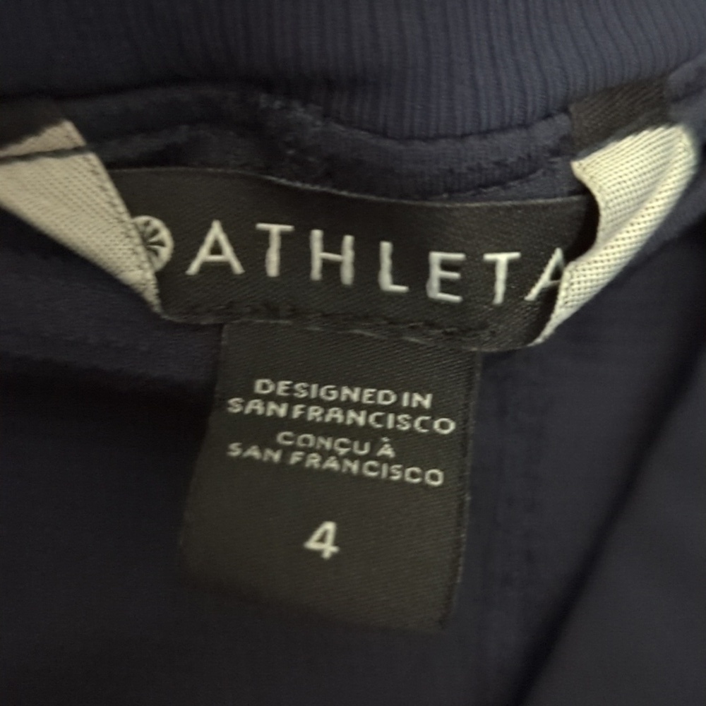 Athleta Navy Blue Skort Size 4 Built In Shorts Activewear Golf Tennis - Picture 7 of 11